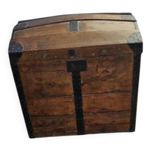 malle en bois  vintage