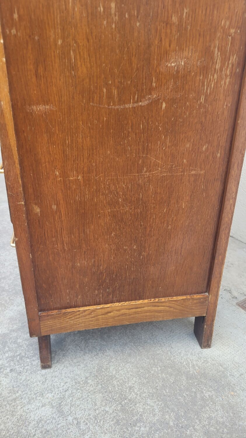 Vintage chest of drawers 1950 feet compass 4 drawers