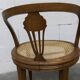 Vintage Louis XVI style chair – Cane seat, lyre-shaped back