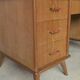 Minister's desk 1960s light oak