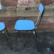 Paire de chaises en formica vintage 1960