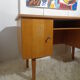 Scandinavian vintage light wood desk of the 60s