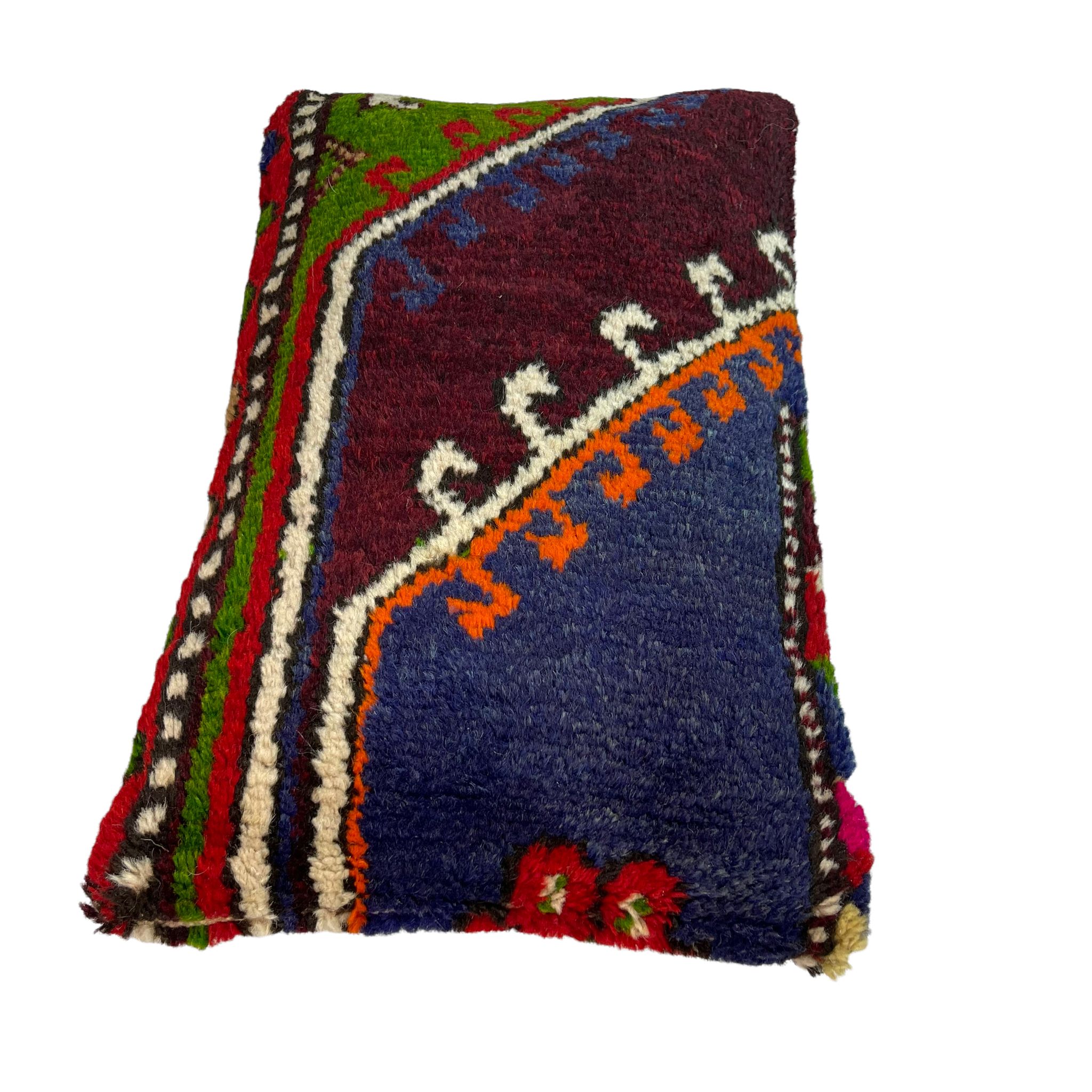 Vintage turkish handmade cushion cover , 30 x 50 cm