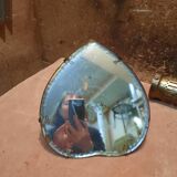 Beveled crystal mirror