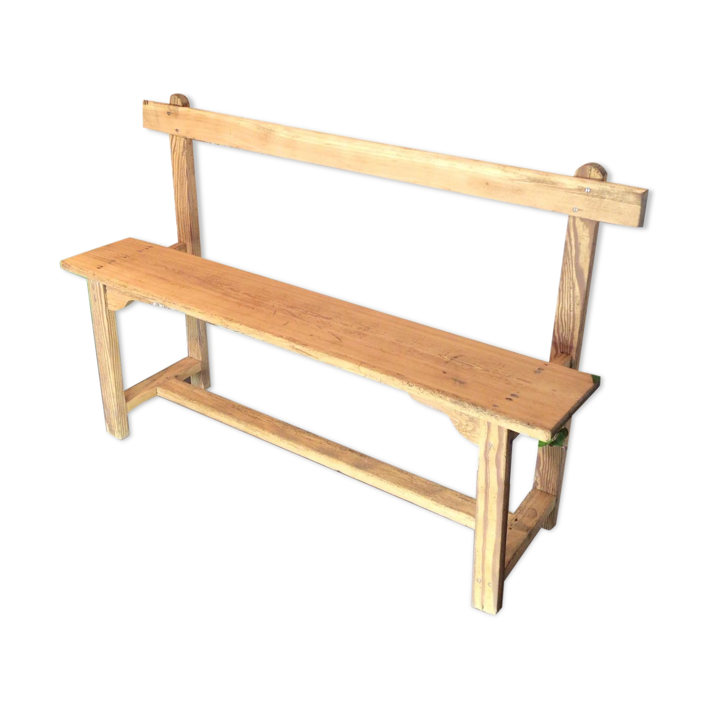 Oak school bench