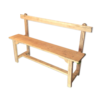 Oak school bench