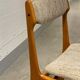 4x Teak Dining Chairs Denmark 60s