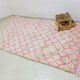 handmade neon pink Berber carpet 233 x 135 Cm