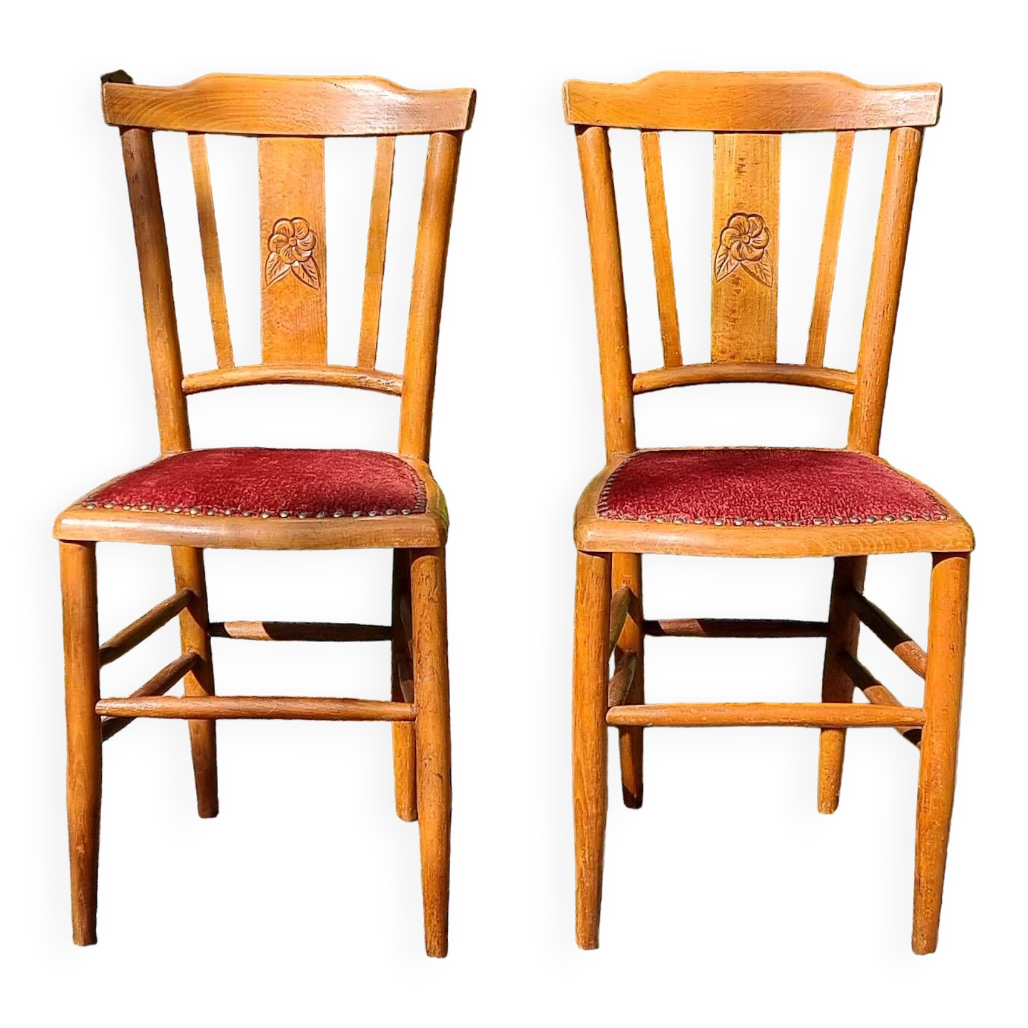 Pair of art deco country chairs from the 20s/30s