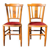 Pair of art deco country chairs from the 20s/30s