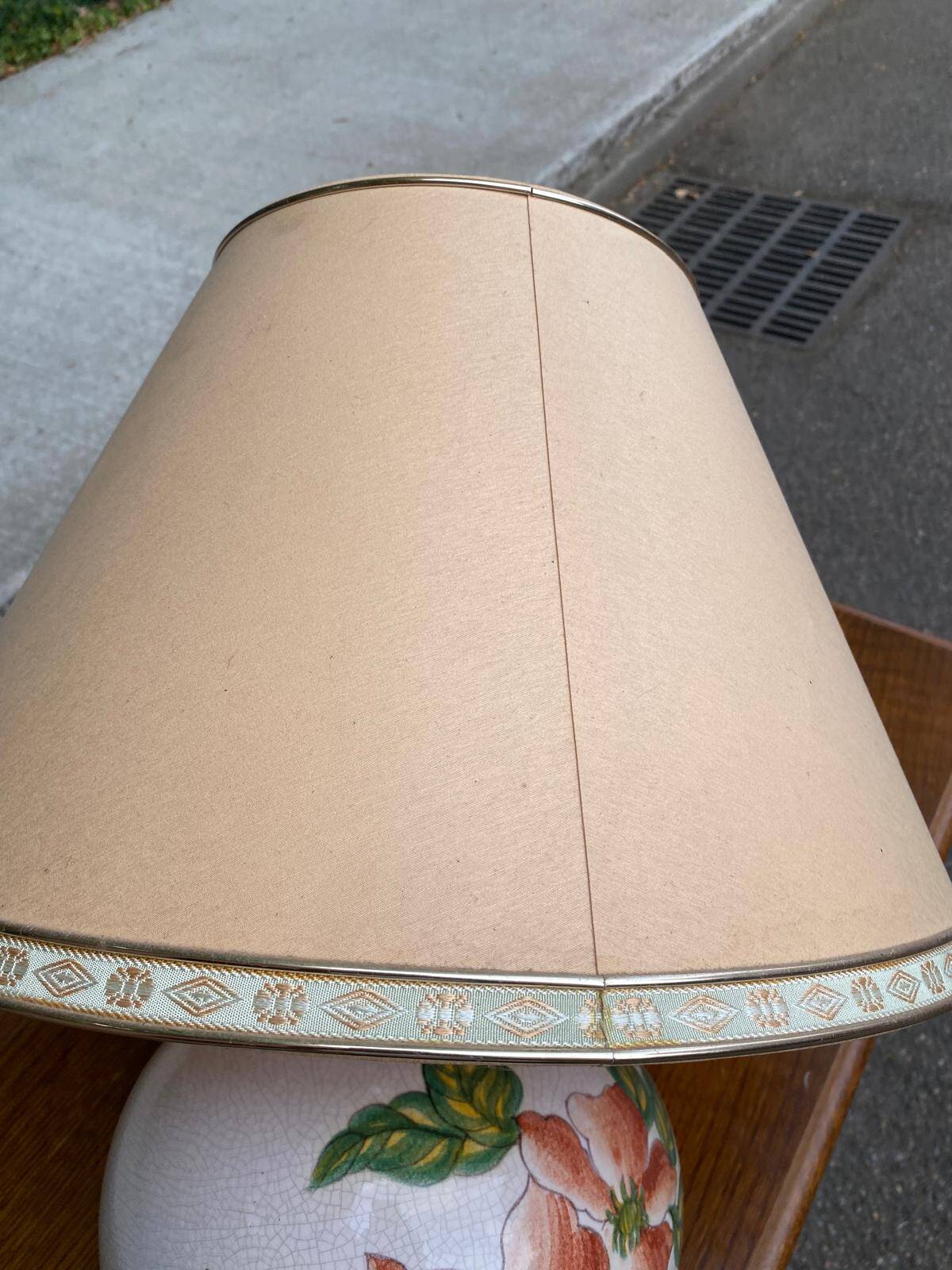 Vintage table lamp signed Louis Drimmer France 70s