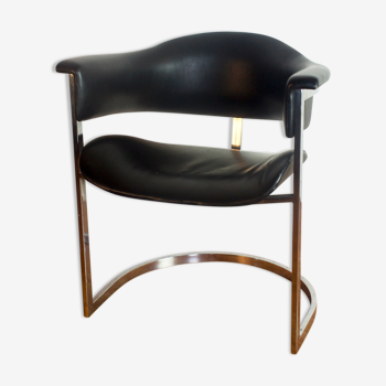 Chaise par Vittorio Introini pour Mario Sabot 1970