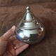 Vintage stainless steel sugar bowl