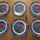 6 SO FRENCH designer plates, Galion decor