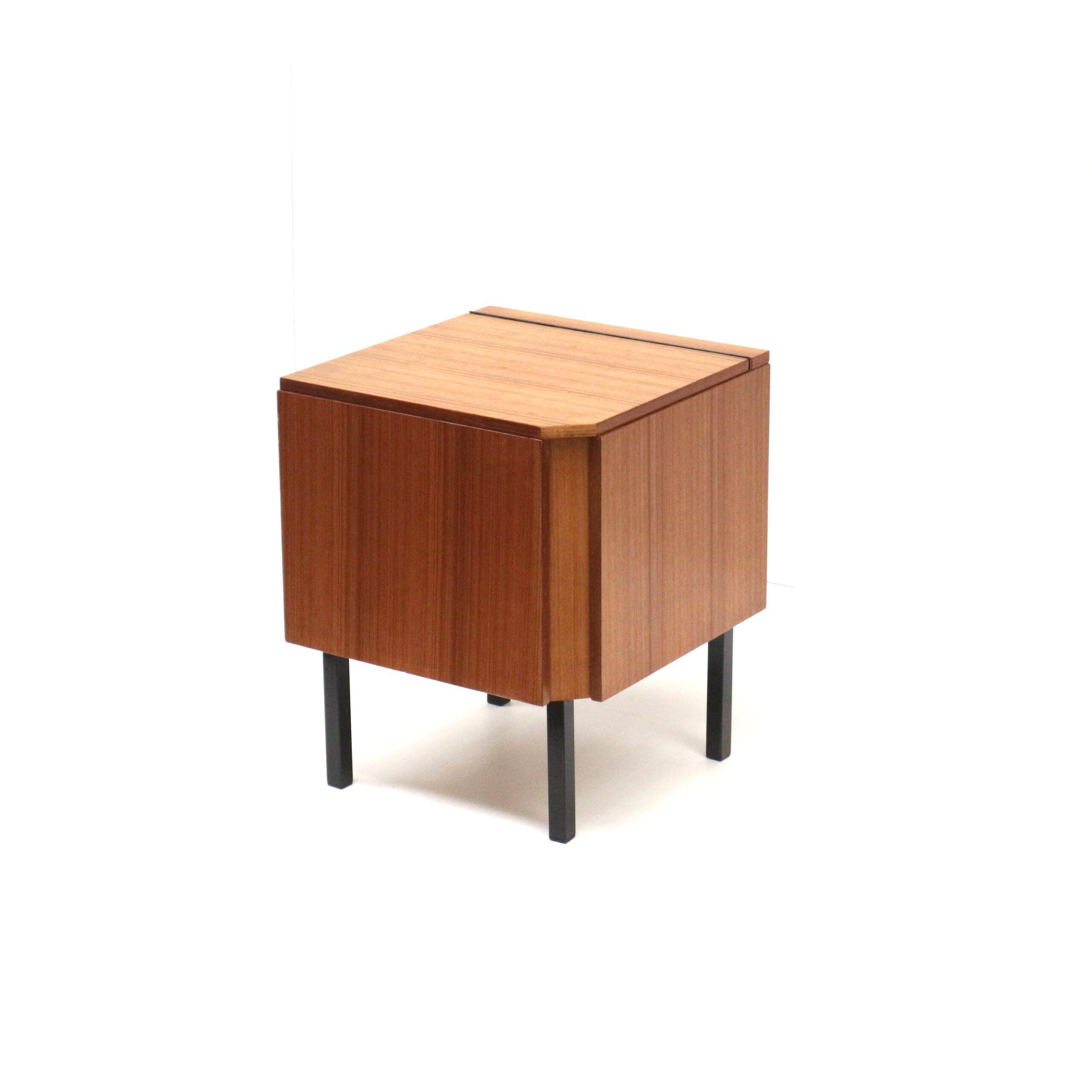 Vintage cabinet with flap, made in the 1960s
