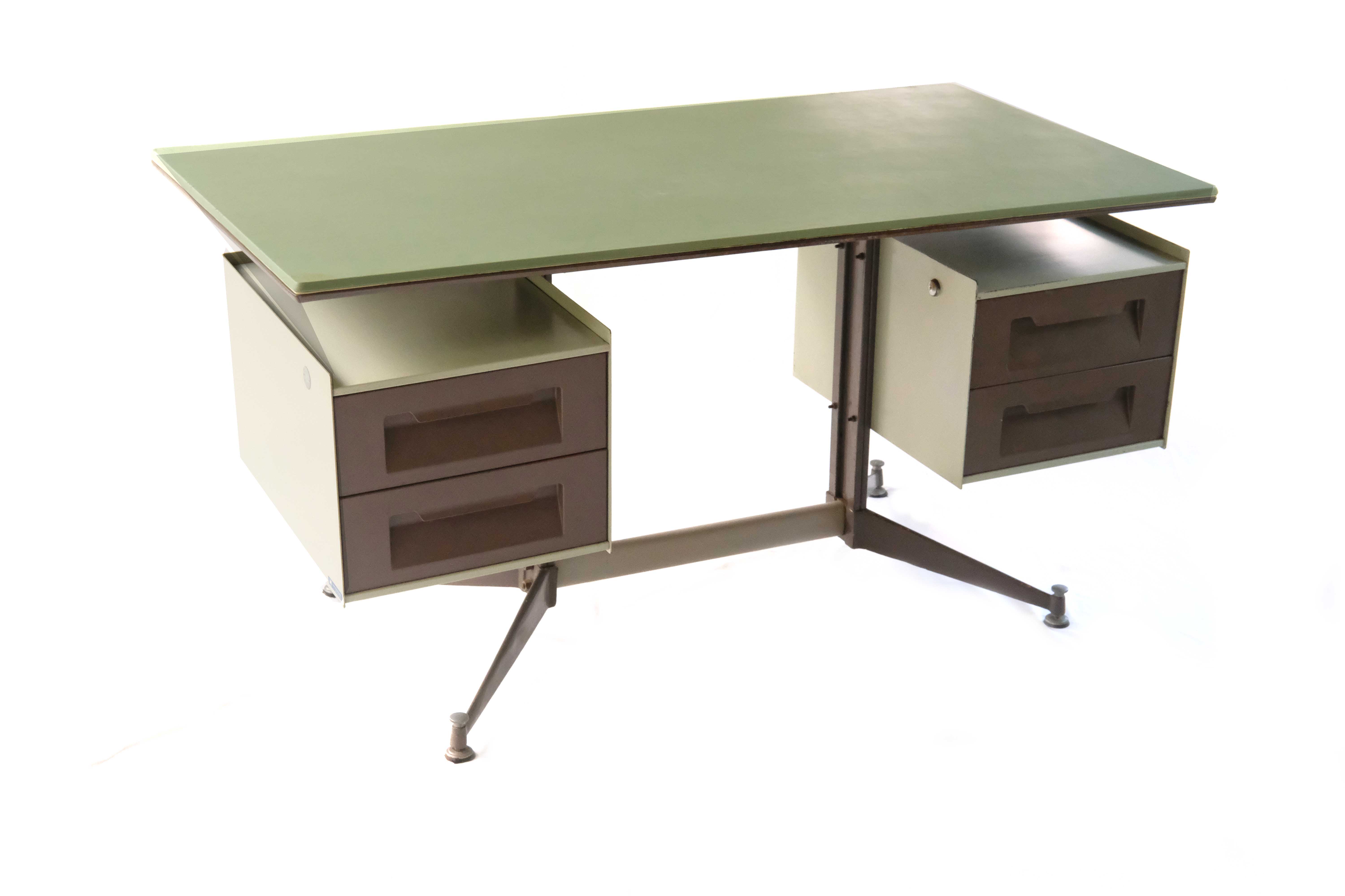 Metal Desk by Metacastelli, Italy 1970's