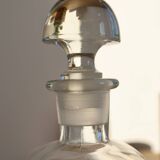 Antique glass carafe with stopper