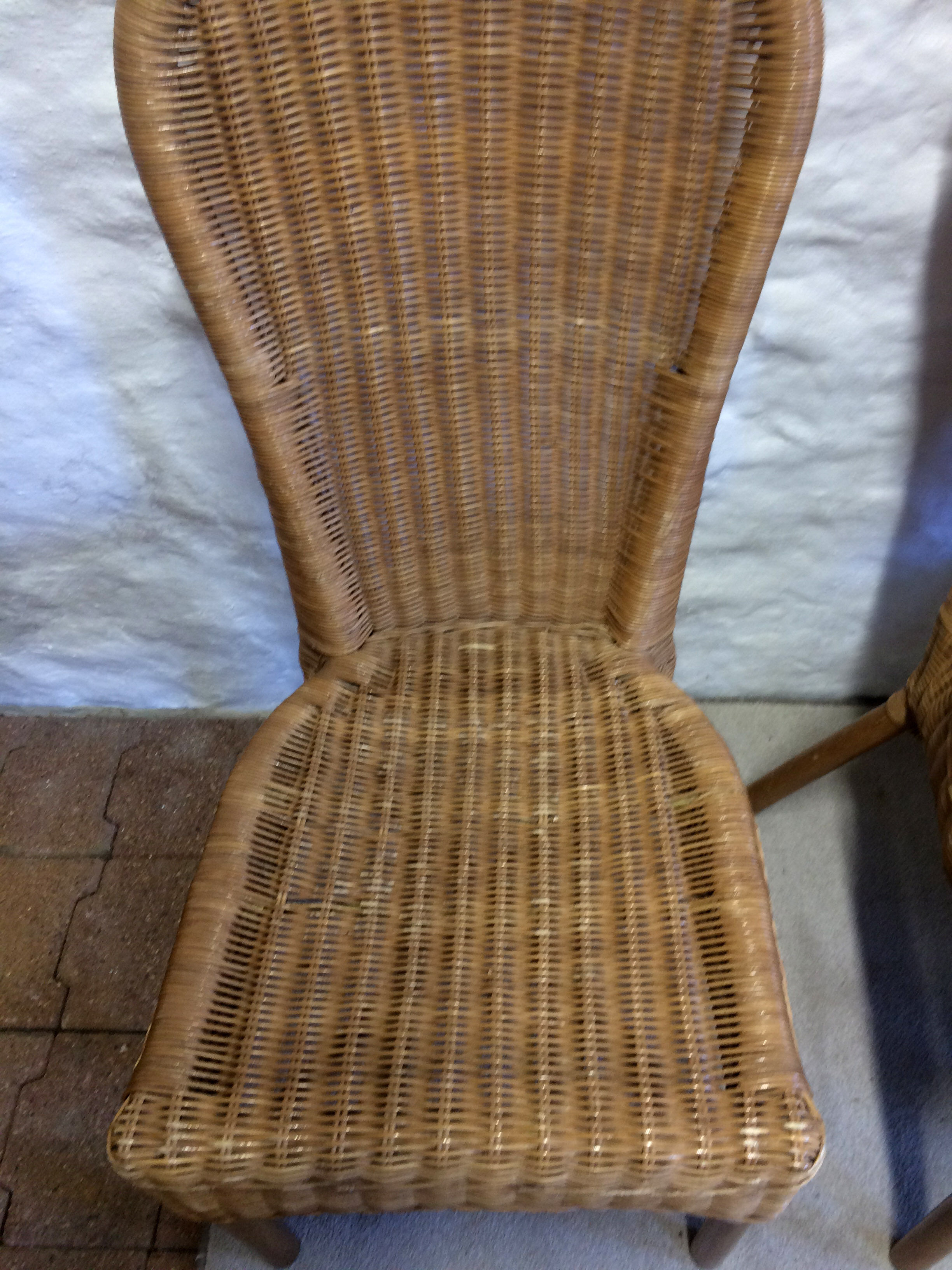 4 rattan chairs
