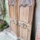 Double portes anciennes de placard
