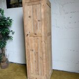 Wardrobe with 1 raw wood door