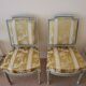 2 chaises style Louis XVI