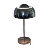 Lampe de table métal chromé vintage 70s SB