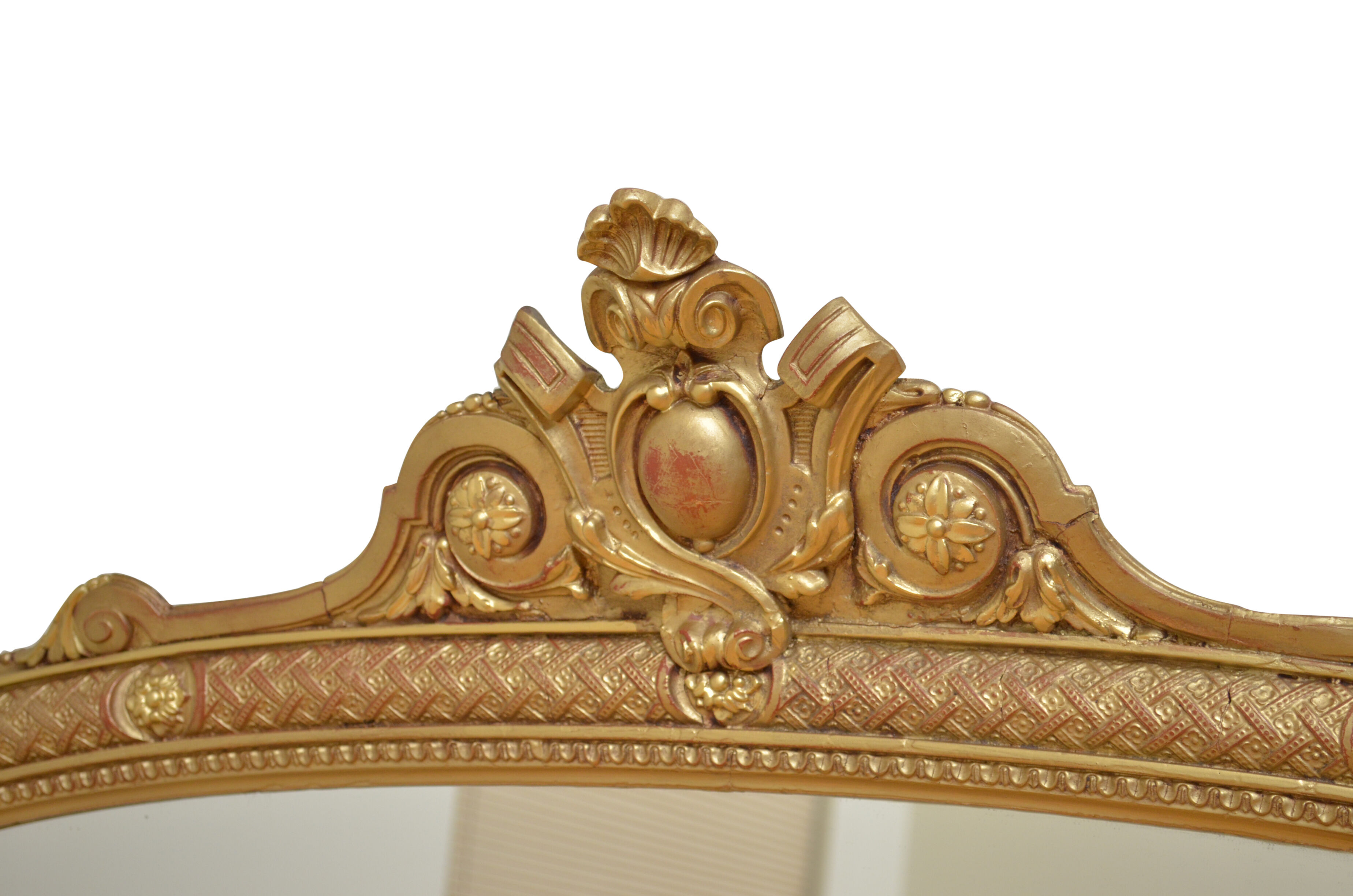 Fine victorian overmantel mirror