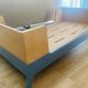 Coloured wooden child's bed in perfect condition
