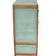 Art deco chest of drawers raw wood and khaki