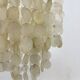 Mid-century mother of pearl Capiz shell Verner Panton style hanging lamp, 1970s