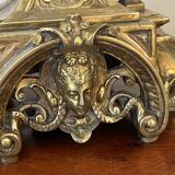 Chandelier en bronze doré xixème