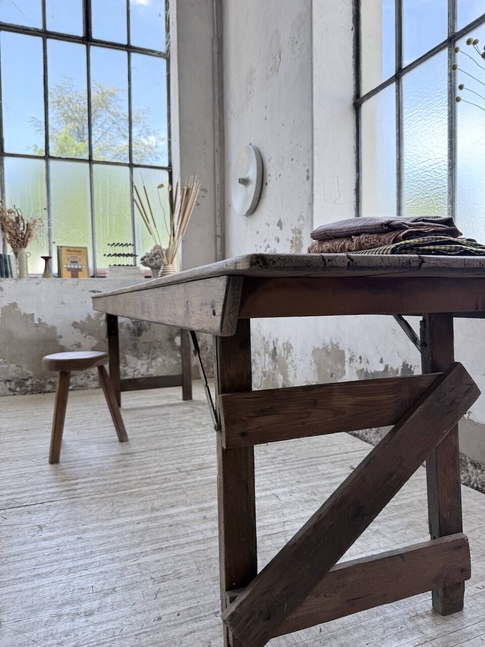 1950 XL folding farmhouse table in pine