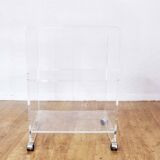 Storage cabinet or plexiglass tray
