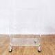 Meuble de rangement ou desserte en plexiglas