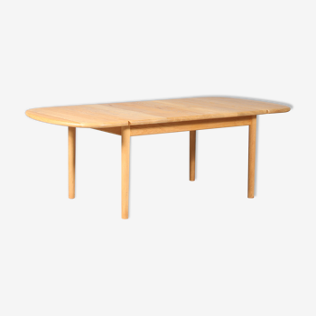 Table basse extensible des années 1960 par Hans J. Wegner pour Getama, Danemark