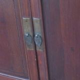 Antique Boho hand-made painted 2-door cabinet, 1910