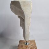 Eye of Michelangelo's "David", vintage cast after Brucciani, on base, 27 cm