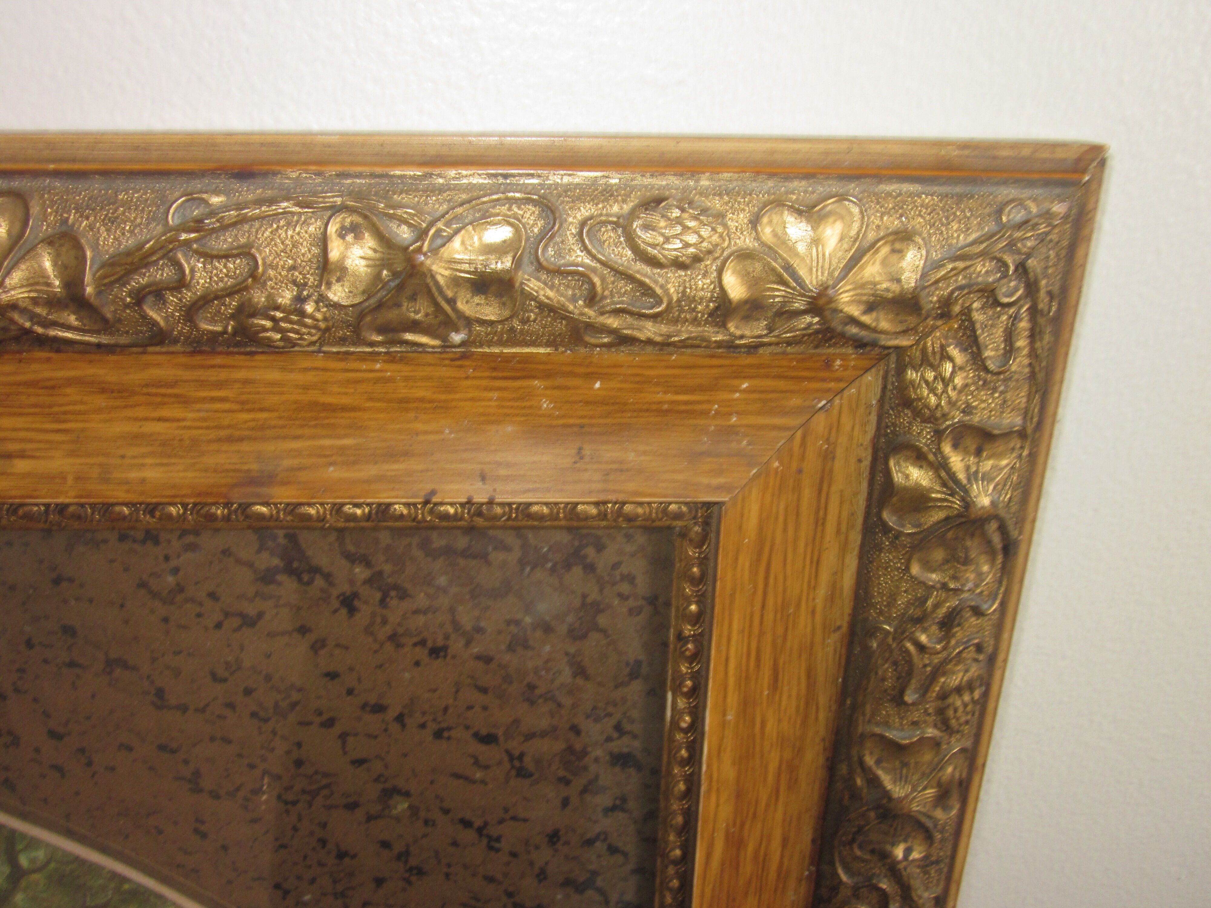 trumeau mirror of the 20s 70x131cm