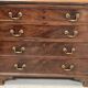 Bureau de pente de style Anglais en acajou et placage XIX siècle