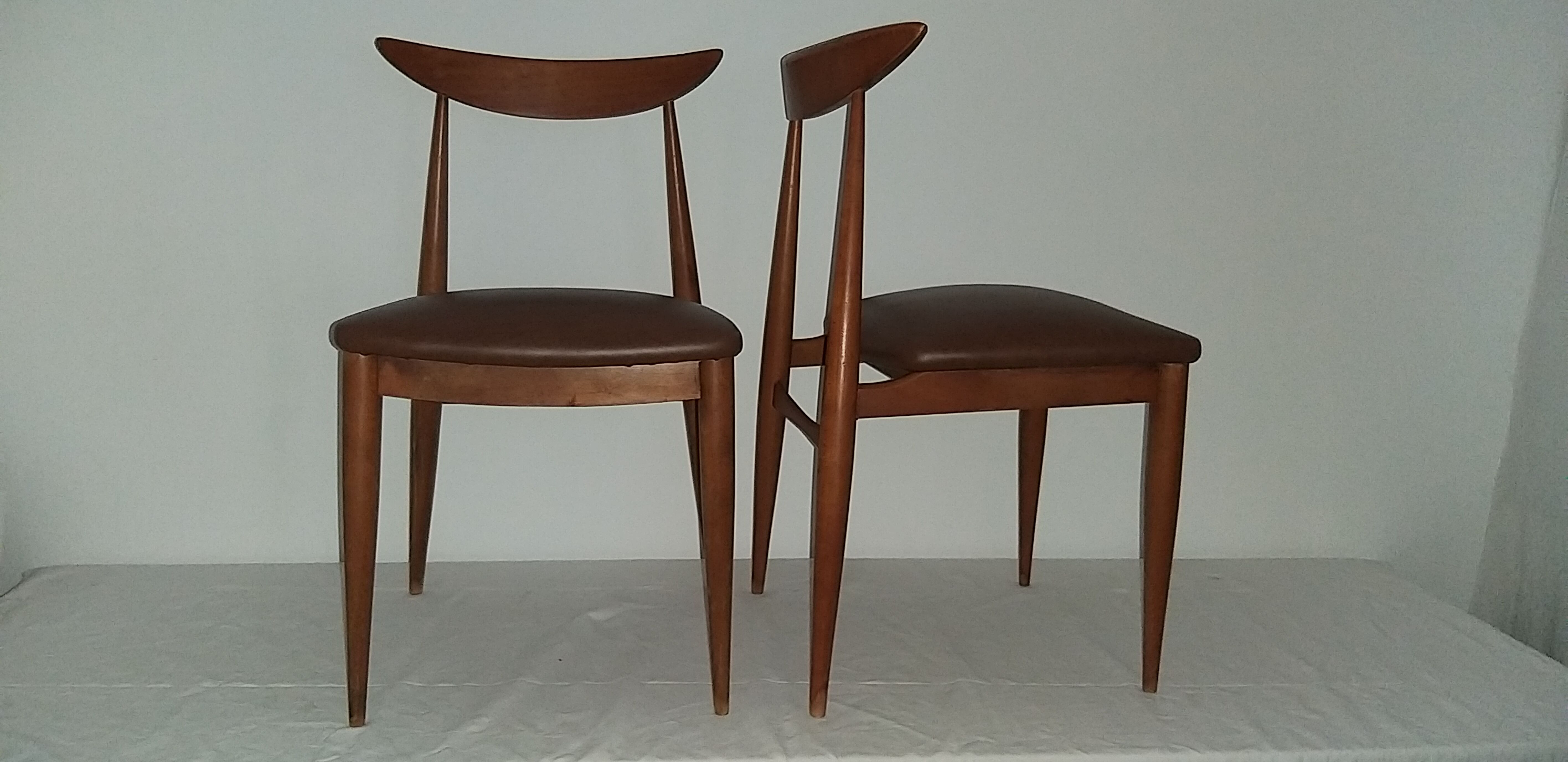 Set of 6 scandinavian chairs 50/60