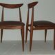 Set of 6 scandinavian chairs 50/60