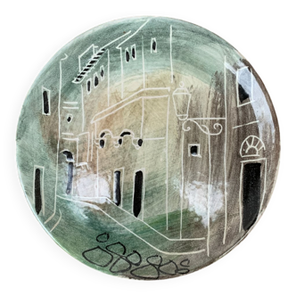 Vintage Italian wall plate