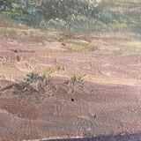 Oil on canvas Vendée landscape