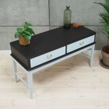 Walnut chest of drawers, French design, 1970s, production: France