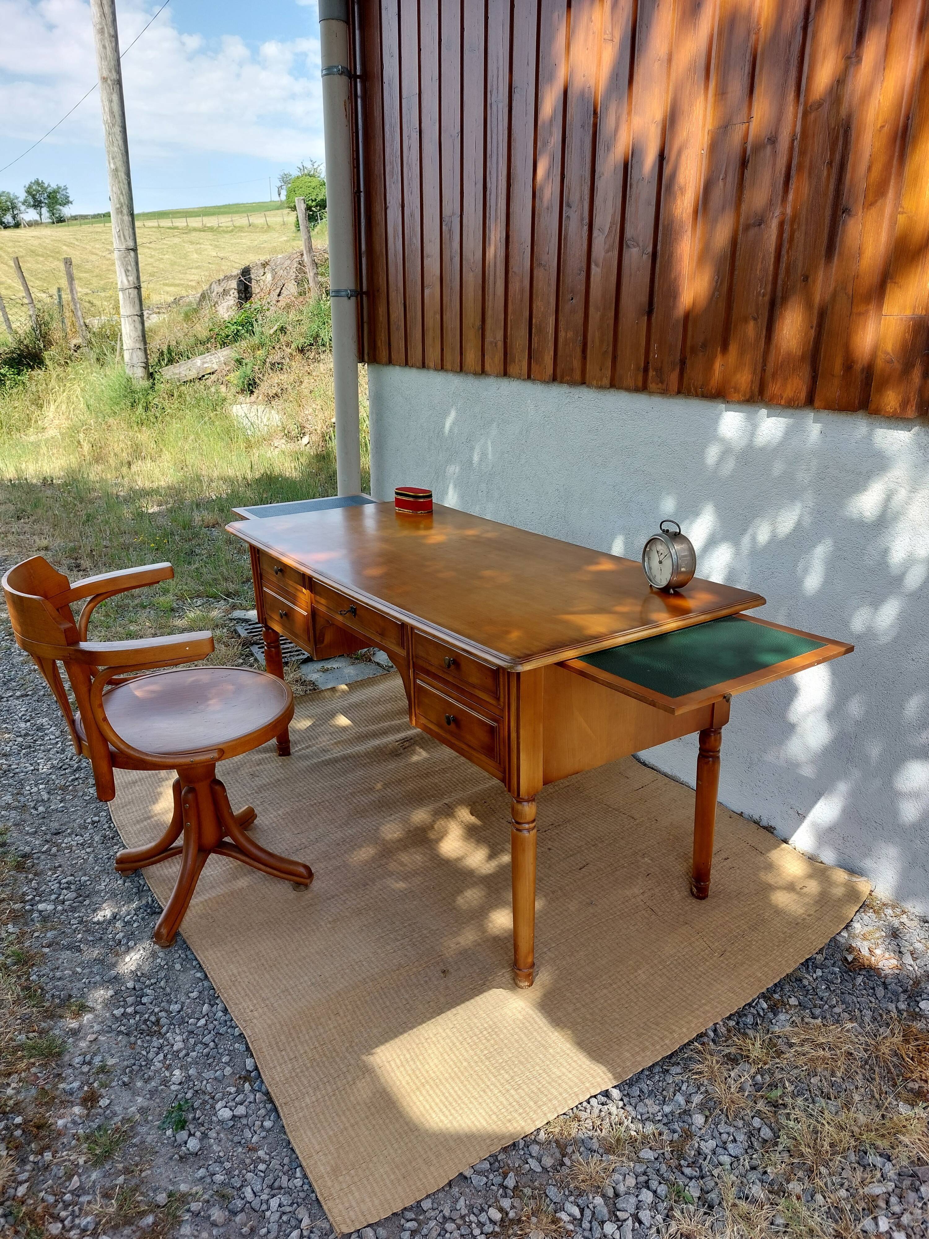 Bureau bois avec rallonges