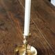 Brass candle holder cellar rat