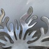 Designer metal fruit bowl