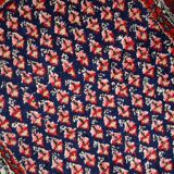 Vintage Indian carpet Seraband handmade 62cm x 124cm 1970s, 1C800