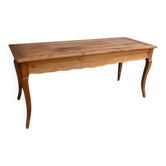 Table de Ferme en Merisier blond, style Louis XV – 2ème partie du XIXe