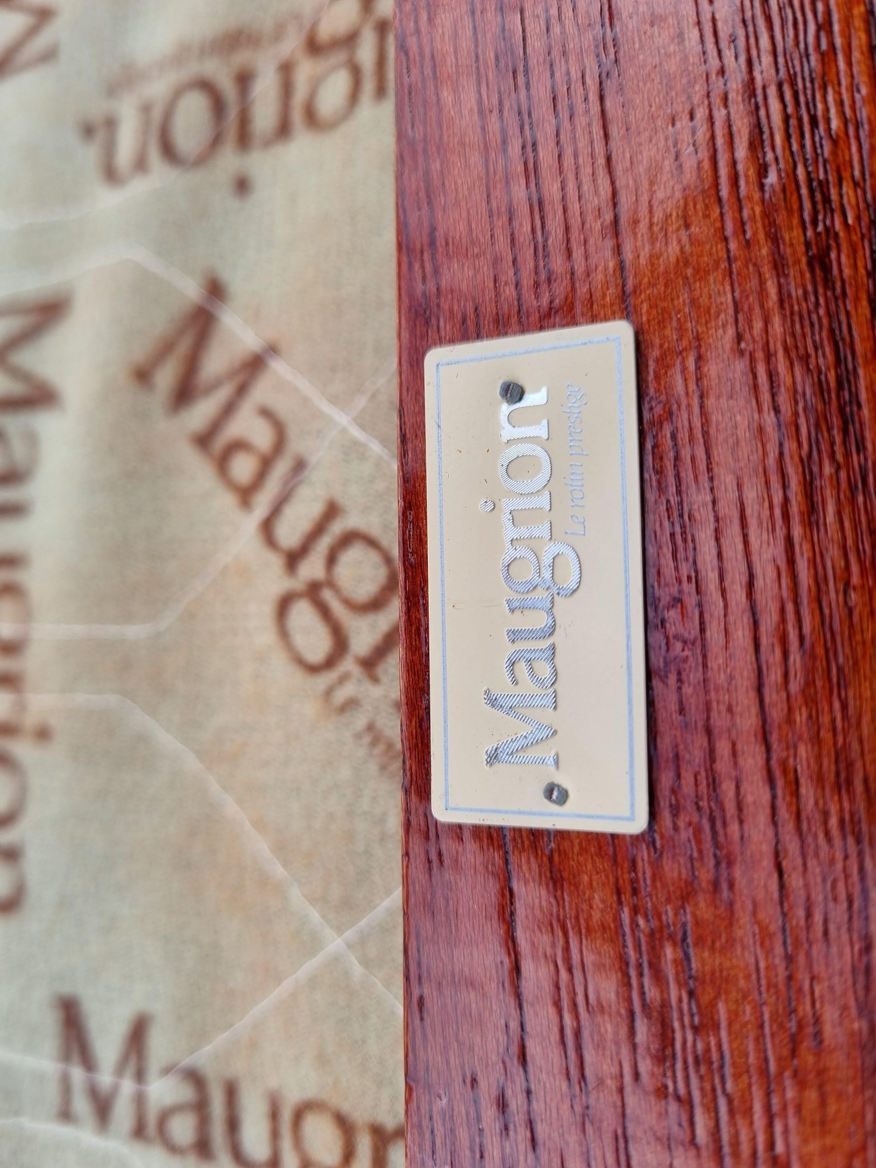 Table & chaises Maugrion Roche Bobois 1980